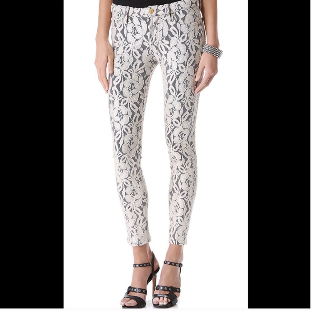 white lace seven jeans